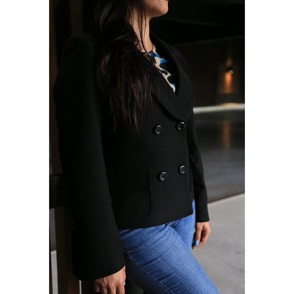 ANT- Saco abrigo S-8927 (Color Negro)